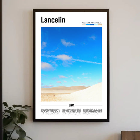 Lancelin Coastal Beauty Historical Travel Poster
