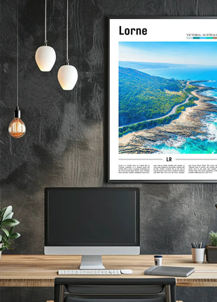 Lorne Coastal Escape: Great Ocean Road Travel Poster