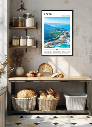 Lorne Coastal Escape: Great Ocean Road Travel Poster