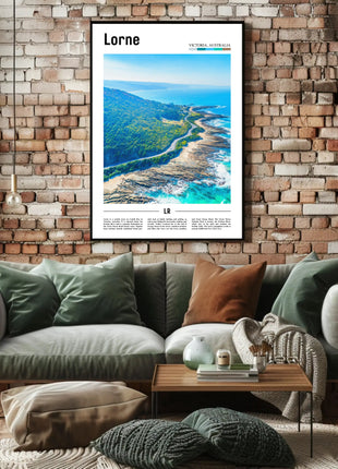 Lorne Coastal Escape: Great Ocean Road Travel Poster