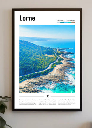 Lorne Coastal Escape: Great Ocean Road Travel Poster