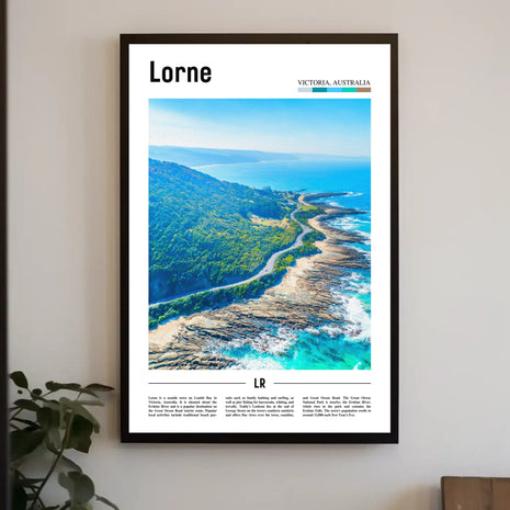 Lorne Coastal Escape: Great Ocean Road Travel Poster