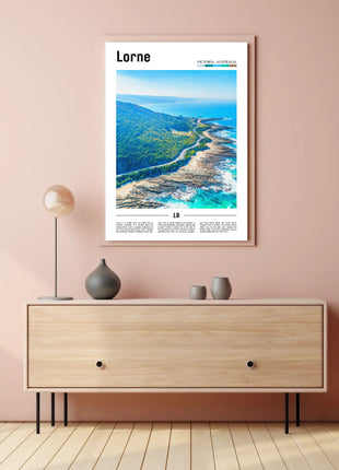 Lorne Coastal Escape: Great Ocean Road Travel Poster