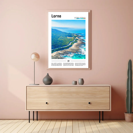 Lorne Coastal Escape: Great Ocean Road Travel Poster