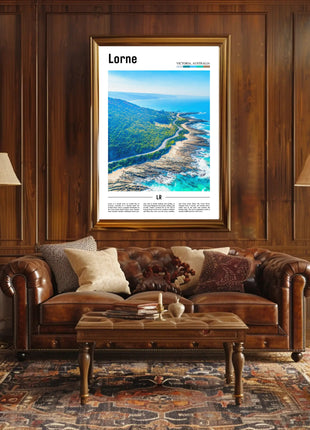 Lorne Coastal Escape: Great Ocean Road Travel Poster