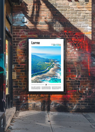 Lorne Coastal Escape: Great Ocean Road Travel Poster