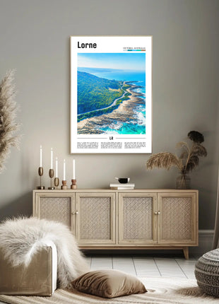 Lorne Coastal Escape: Great Ocean Road Travel Poster