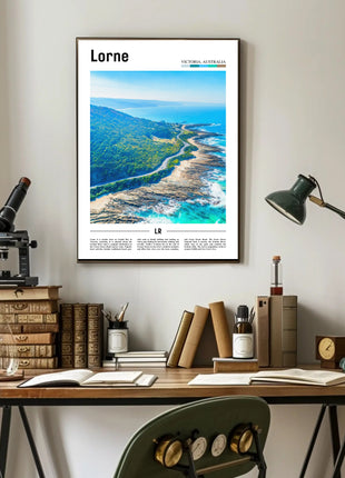 Lorne Coastal Escape: Great Ocean Road Travel Poster