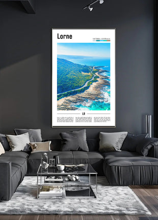 Lorne Coastal Escape: Great Ocean Road Travel Poster