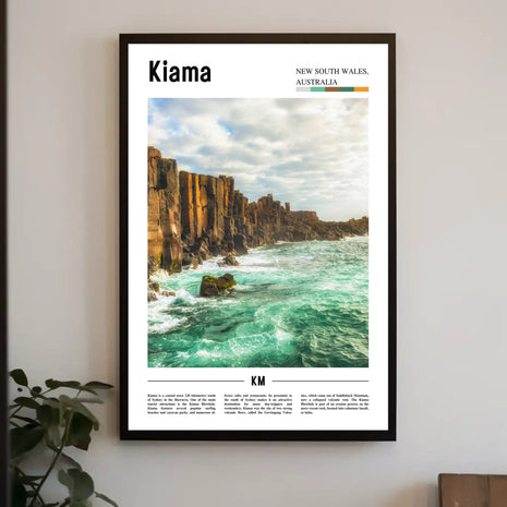 Kiama Adventure Coastal Travel Poster