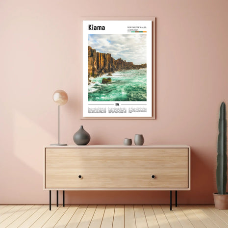 Kiama Adventure Coastal Travel Poster