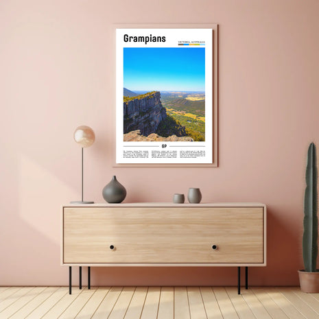 Grampians National Park Adventure Scenic Travel Poster