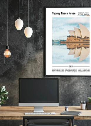Sydney Opera House Iconic Cultural Landmark Poster