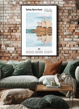 Sydney Opera House Iconic Cultural Landmark Poster
