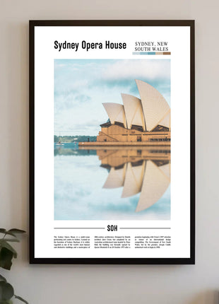 Sydney Opera House Iconic Cultural Landmark Poster