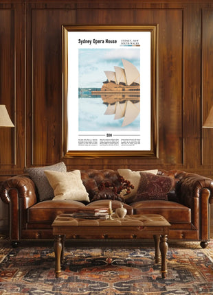 Sydney Opera House Iconic Cultural Landmark Poster