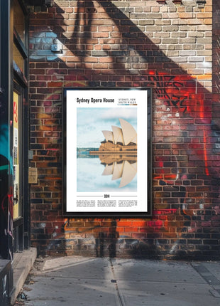 Sydney Opera House Iconic Cultural Landmark Poster