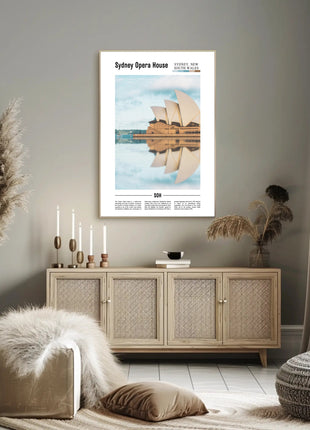 Sydney Opera House Iconic Cultural Landmark Poster