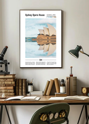 Sydney Opera House Iconic Cultural Landmark Poster