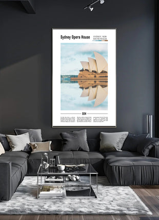 Sydney Opera House Iconic Cultural Landmark Poster