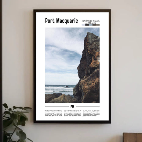 Port Macquarie Coastal Serenity Travel Poster