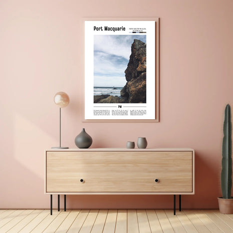 Port Macquarie Coastal Serenity Travel Poster