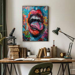 Urban Expression Pop Art-Inspired Street Culture Poster PosterGoat