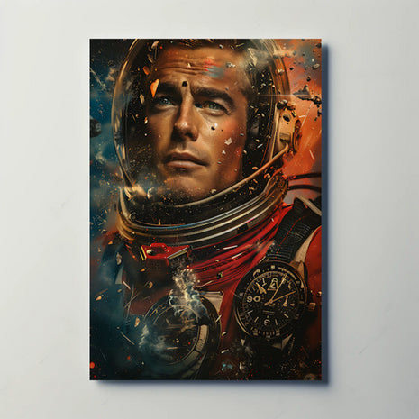 Astronaut Adventure: Timeless Exploration Futuristic Sci-Fi Poster