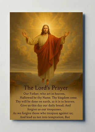 Divine Serenity Lord's Prayer Cultural or Heritage Poster