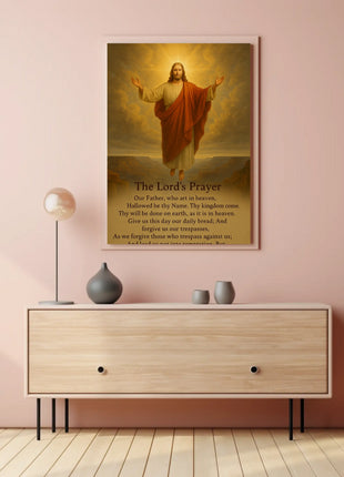Divine Serenity Lord's Prayer Cultural or Heritage Poster