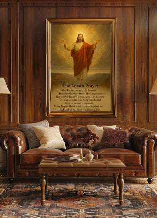 Divine Serenity Lord's Prayer Cultural or Heritage Poster