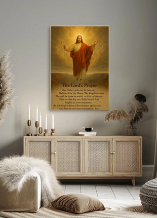 Divine Serenity Lord's Prayer Cultural or Heritage Poster
