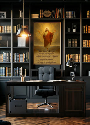 Divine Serenity Lord's Prayer Cultural or Heritage Poster