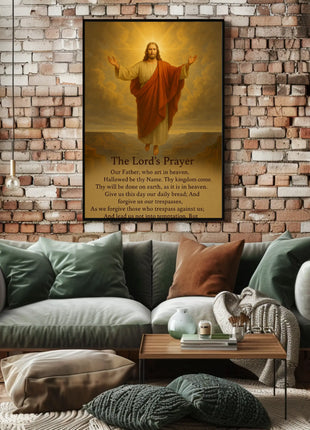 Divine Serenity Lord's Prayer Cultural or Heritage Poster