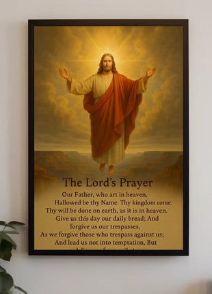 Divine Serenity Lord's Prayer Cultural or Heritage Poster