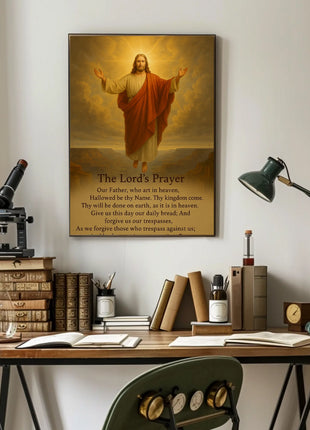Divine Serenity Lord's Prayer Cultural or Heritage Poster