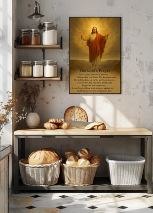 Divine Serenity Lord's Prayer Cultural or Heritage Poster