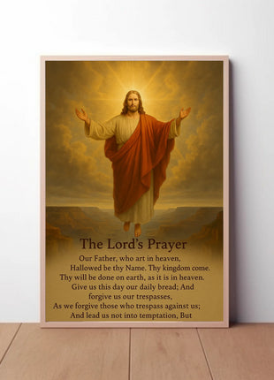 Divine Serenity Lord's Prayer Cultural or Heritage Poster