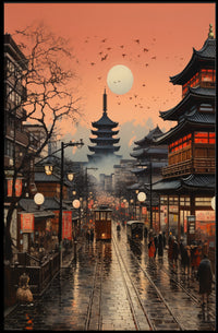 Traditional Japanese Serenity: Cultural Heritage Poster