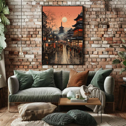Traditional Japanese Serenity: Cultural Heritage Poster