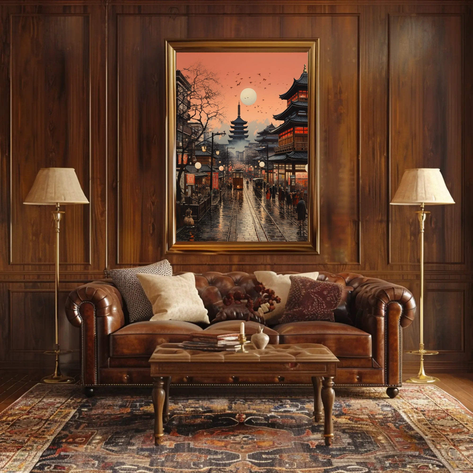 Traditional Japanese Serenity: Cultural Heritage Poster