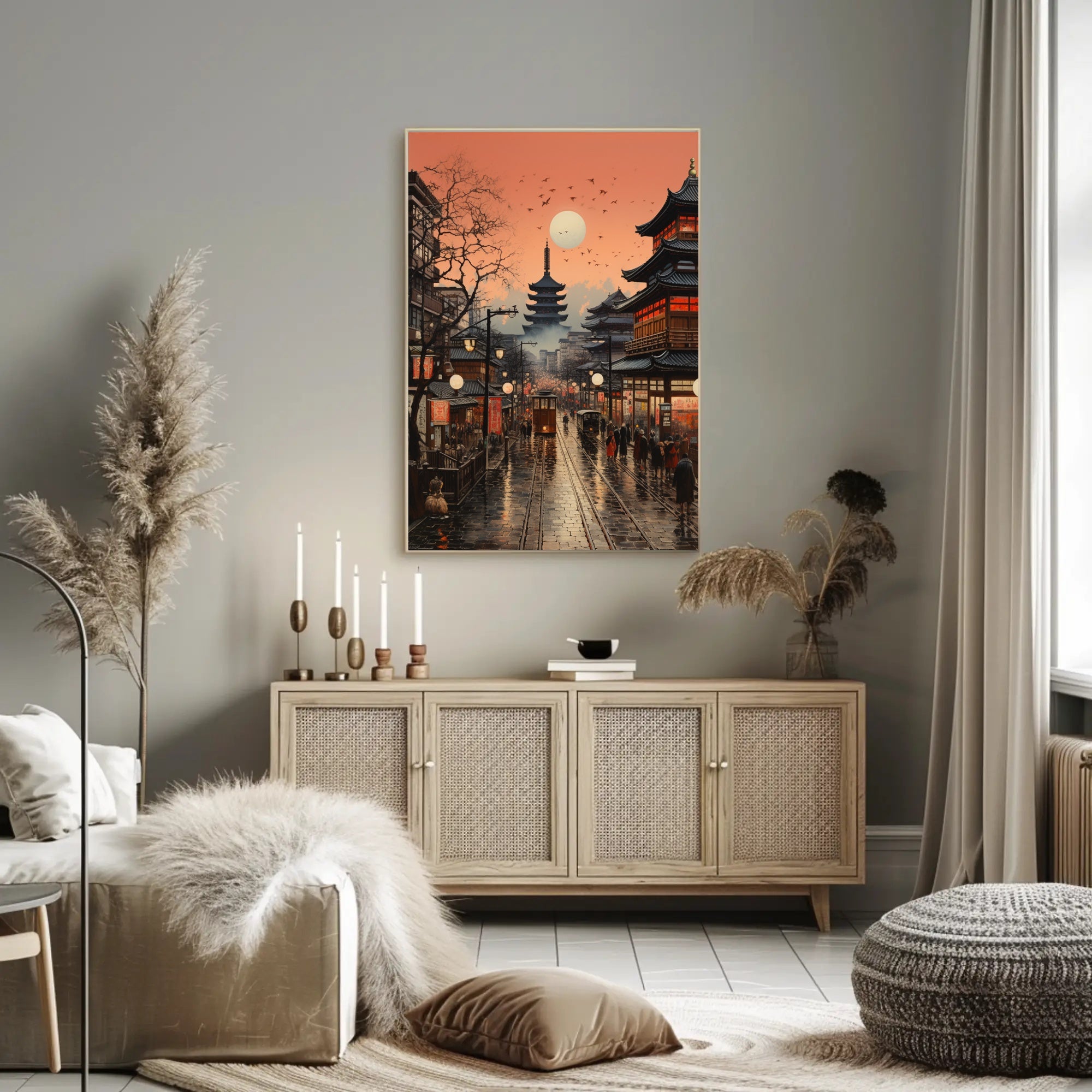 Traditional Japanese Serenity: Cultural Heritage Poster