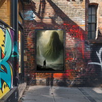Surreal Mythical Sea Creature Futuristic Sci-Fi Poster