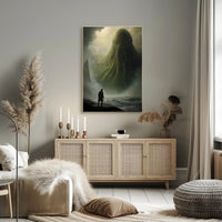 Surreal Mythical Sea Creature Futuristic Sci-Fi Poster