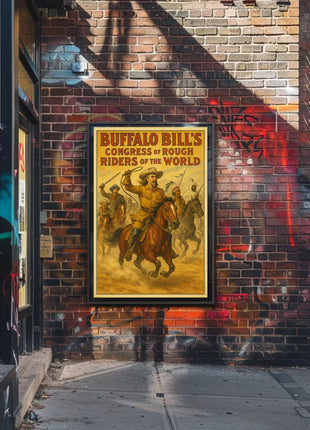 Buffalo Bill's Wild West Adventure Historical Poster