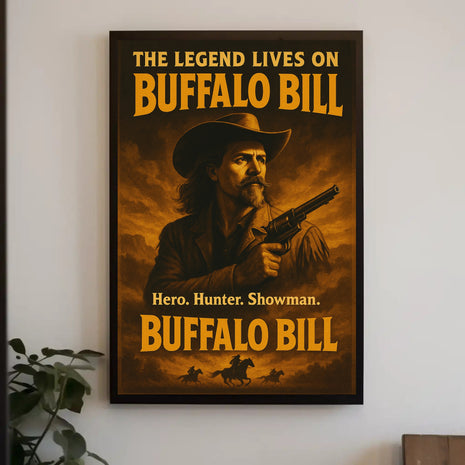 Buffalo Bill Legendary Wild West Adventure Heritage Poster
