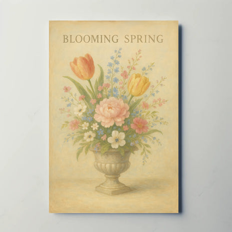 Blooming Spring Elegance Artistic or Pop Culture Poster