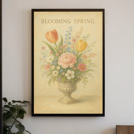 Blooming Spring Elegance Artistic or Pop Culture Poster