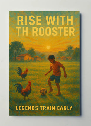 Rise with the Rooster Sports Poster