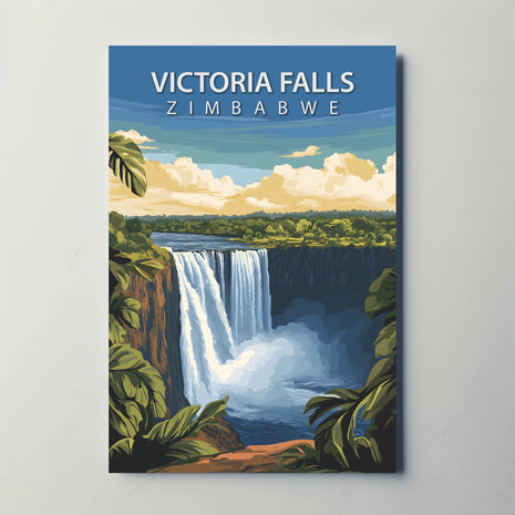 Victoria Falls Travel Poster